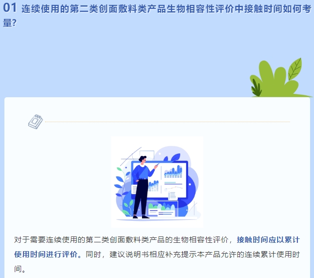 連續(xù)使用的第二類(lèi)創(chuàng)面敷料類(lèi)產(chǎn)品生物相容性評(píng)價(jià)中接觸時(shí)間如何考量？(圖2)